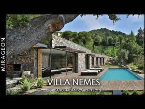 Minimal Stone House Carved Into the Italian Hills | Villa Nemes