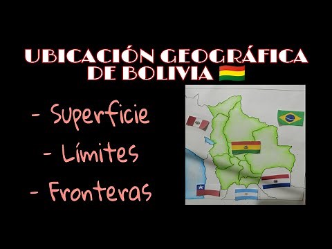 UBICACIÓN GEOGRÁFICA DE BOLIVIA