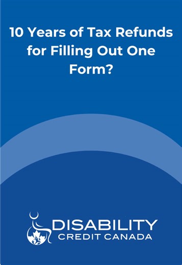 Disability Tax Credit: If CRA approves eligibility, prior tax years may be reassessed. For Canadians who paid tax, that reassessment can sometimes result in refunds adding up to thousands, depending on tax history and approved years. Eligibility is based on daily-life impact, not diagnosis alone. Learn more for free in our profile. #DisabilityTaxCredit #CRA #TaxRefundCanada #TaxSeasonCanada #DisabilityCanada