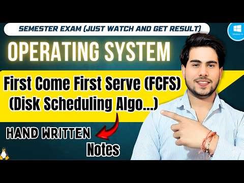 FCFS Disk Scheduling Algorithm in Operating System | Easy Theory & Problems