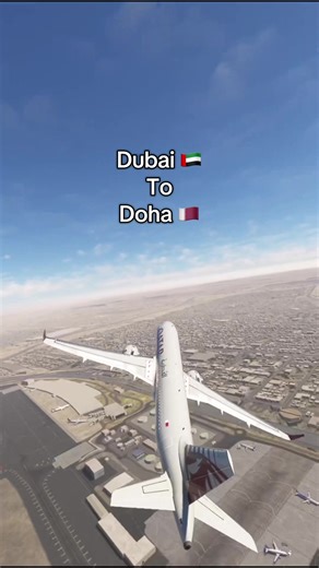 Qatar Airways Flight from Dubai to Doha