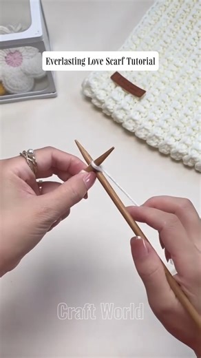 Quick everlasting love scarf tutorial #crochet #knitting #handmade