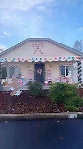 This DIY gumdrop icing was so easy to make and looked adorable all season long! I don’t have enough of it for our new home but I plan to eventually use it on the outbuilding we are planning to build for a workshop area for me and storage for our tractor! One thing I forgot to mention in the video: I would mount this to a thin piece of plywood (or just use plywood sprayed white to start) to make it sturdier for anyone who gets any kind of crazy winter weather!...#Christmas #ChristmasInJuly #Life-