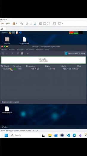 Backup+VeraCrypt (1) Prepare Disk for Windows 11 Backup | GParted #windows11 #diskbackup #gparted
