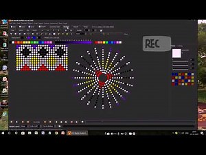 How to make pixel led chakri effect code using LED Matrix Studio software