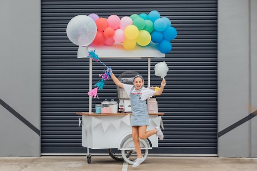 Candy Fairy Floss Machine Cart Hire Melbourne Brisbane & Sydney