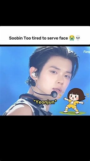 Soobin too tired to serve 😭💀 #txt #soobin #tomorrow_x_together #shorts #txtmoa