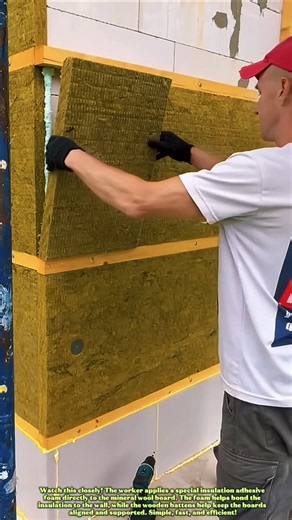 Why Is This Foam Making Insulation Stick So Fast? #DIY #Tools #Build!!