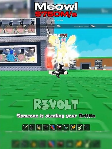 I WON MEOWL 🐱🔥 $750M/s IN PRIVATE SERVER + SCAMMER GOT EXPOSED! | R3-VOLT