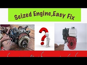 How to free Stuck Engine | Gx160 |