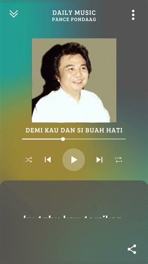 Demi Kau dan Si Buah Hati - Pance Pondaag #pancepondaag #lagukenangan #lagunostalgia #lagulawas