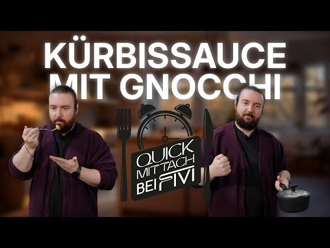 GNOCCHI in Kürbissauce mit STURMWAFFEL 🎃 | FIVI QUICK MITTACH STREAM