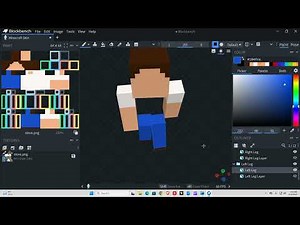 Blockbench Tutorial - Basic Character Creation and How to Export