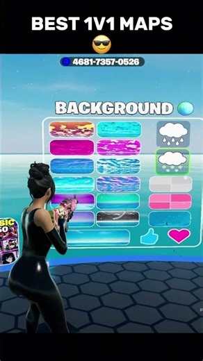 BEST 1V1 MAP with SKINS IN FORTNITE #foryou #fortnite #1v1