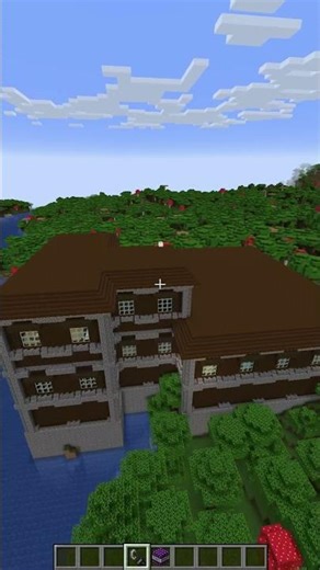 Mansion vs Chunk TNT #shorts #minecraft #mc