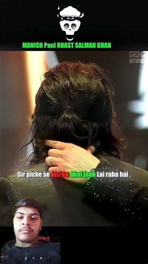 #salmankhan roaste manish poul #funny #comedy #viralshort