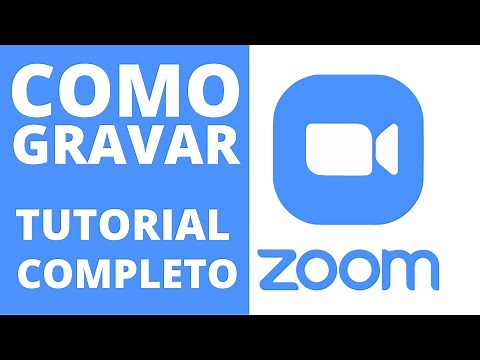 Como Gravar Aulas e Vídeos com o Zoom - TUTORIAL COMPLETO