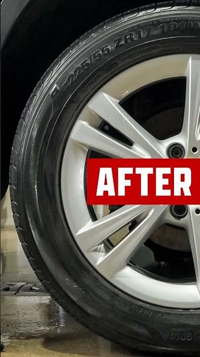 くすんだタイヤの黒が甦る！タイヤ艶出し剤 KIMBLADE タイヤブラック タイヤワックス #Shorts