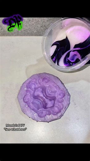 Darque Path on Instagram: "Friendly neighbour Silicone Witch coming back in with the pretty colours! Colourshifts are my faves 🖤 #howitsmade #monster #handmade #witchy"