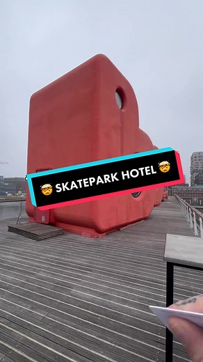 DREAM HOTEL💭✨ Tag someone that would love to stay here! 👀 @Dan Webz visits arguably the world's coolest hotel room in Amsterdam!📍 #skateboarding #ukskateboarding #skateboardgb #fyp #amsterdam #travel #webzskateboards #europe #hotelroom