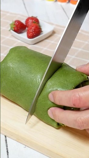 【混ぜて焼くだけ】市販のホイップで簡単！いちごのタオルケーキ #recipe #簡単レシピ #料理