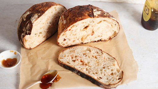 Hot Honey Sourdough Bread Recipe - Tasting Table