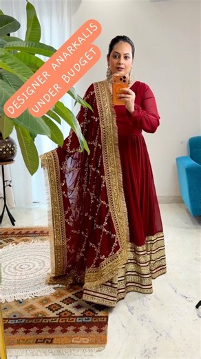 Budget Anarkalis that feel graceful, feminine and occasion-ready #anarkali #anarkalisuit #shorts