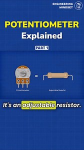Potentiometer Part-01 #engineering #electricity #stem #electronics #electrician | The Engineering Mindset