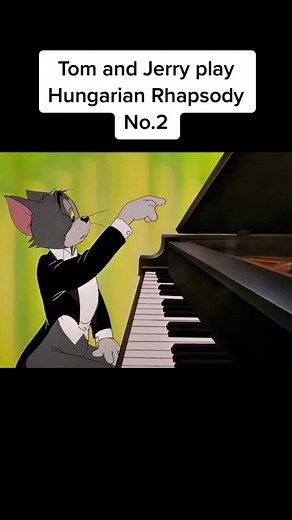 Tom and Jerry Piano Tutorial | Hungarian Rhapsody No.2
