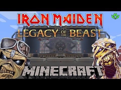 Iron Maiden Minecraft Concert Stage - Legacy Of The Beast Tour
