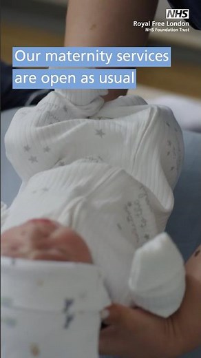 Our maternity services are open as usual