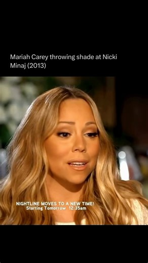 Pop History Book on Instagram: "Unbothered queen 🤣👑 Mariah Carey throwing shade at Nicki Minaj following their American Idol feud during an interview with Barbara Walters in 2013. - #mariahcarey #nickiminaj #shade #viral"