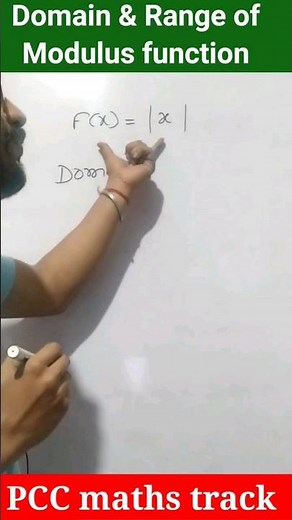 How To Find Domain and Range of Modulus Function?