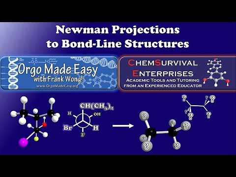 Converting Newman Projections to Bond-Line Structures Made Easy! - Organic Chemistry