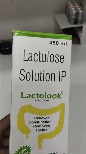 Lactulose syp ! lactolook syp. use relieves constipation ! #shortvideo