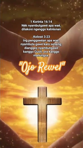 OJO REWEL #gospelmusic #motivasidiri #rohanikristen #lagurohani #ch4him