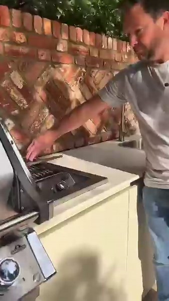 Luxury outdoor kitchen tour and transformation 👀🔥