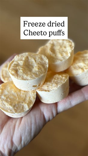 Homemade “Cheeto” puffs but make them real food. Cheese, cottage cheese, milk… that’s it. Crunchy, airy, and NO mystery ingredients. Freeze dryer wins again! @bluealpinefreezedryer #freezedryer #freezedriedfood #homemadesnacks #homemade #inthekitchen #bluealpinefreezedryer #freezedrying #freezedry #healthysnacks #farmtofork #homesteader #homesteading #homesteader | High Hope Homestead