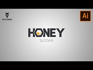 Honey Logo tutorial in Adobe Illustrator