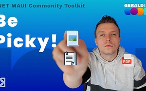 让用户在 .NET MAUI 中使用文件夹选取器选取文件夹