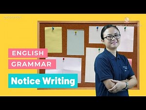 English Grammar: Notice Writing