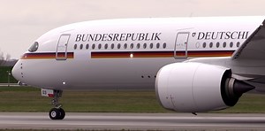 Take a peek at Germany's sleek new Airbus A350 "Air Force One" - The Points Guy
