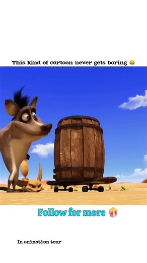 IN_ANIMATION_TOUR on Instagram: "Oscar and the Oasis.. Key Aspects: Main Character: Oscar, a resourceful lizard. Setting: A desert with elements from real deserts, crossed by a highway. Plot: Oscar's daily struggle for water and food, often finding surprising items from human garbage (bottles, cans, eggs). Antagonists/Friends: The "Trio" (Buck the vulture, Harchi the hyena, Popy the fennec fox) who compete for resources but sometimes cooperate. Style: Nonverbal (silent) comedy, relying on slapst