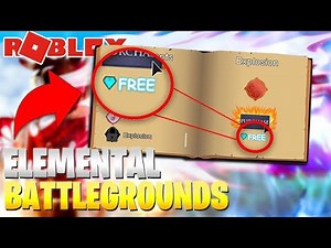 ROBLOX ELEMENTAL BATTLEGROUNDS EVENT: FREE ELEMENTS!