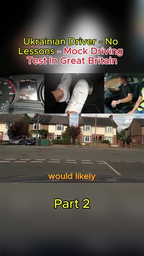 Ukrainian Driver's Mock Driving Test Experience in UK