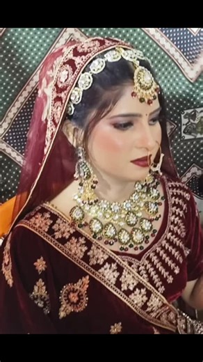 Kashish Makeover on Instagram: "Bridal makeup 💄 look, beautiful bride/official Kashish makeover"