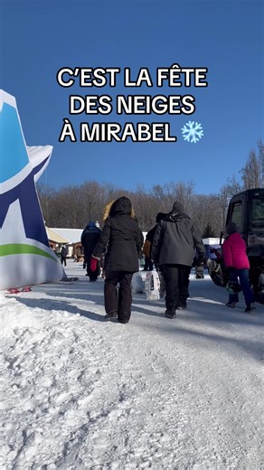 La fêtes des neiges est de retour à Mirabel ! ❄️ #tourismemirabel #villedemirabel #activité #hiver #festival