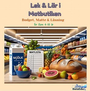 Grocery Store Learning Kit – Swedish Version | Math, Reading & Budgeting