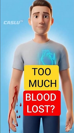 What happens to your body during blood loss? 🩸 #anatomy #medical