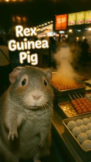 Mochi the #GuineaPig Paints Seoul Silver With Curls 🌃